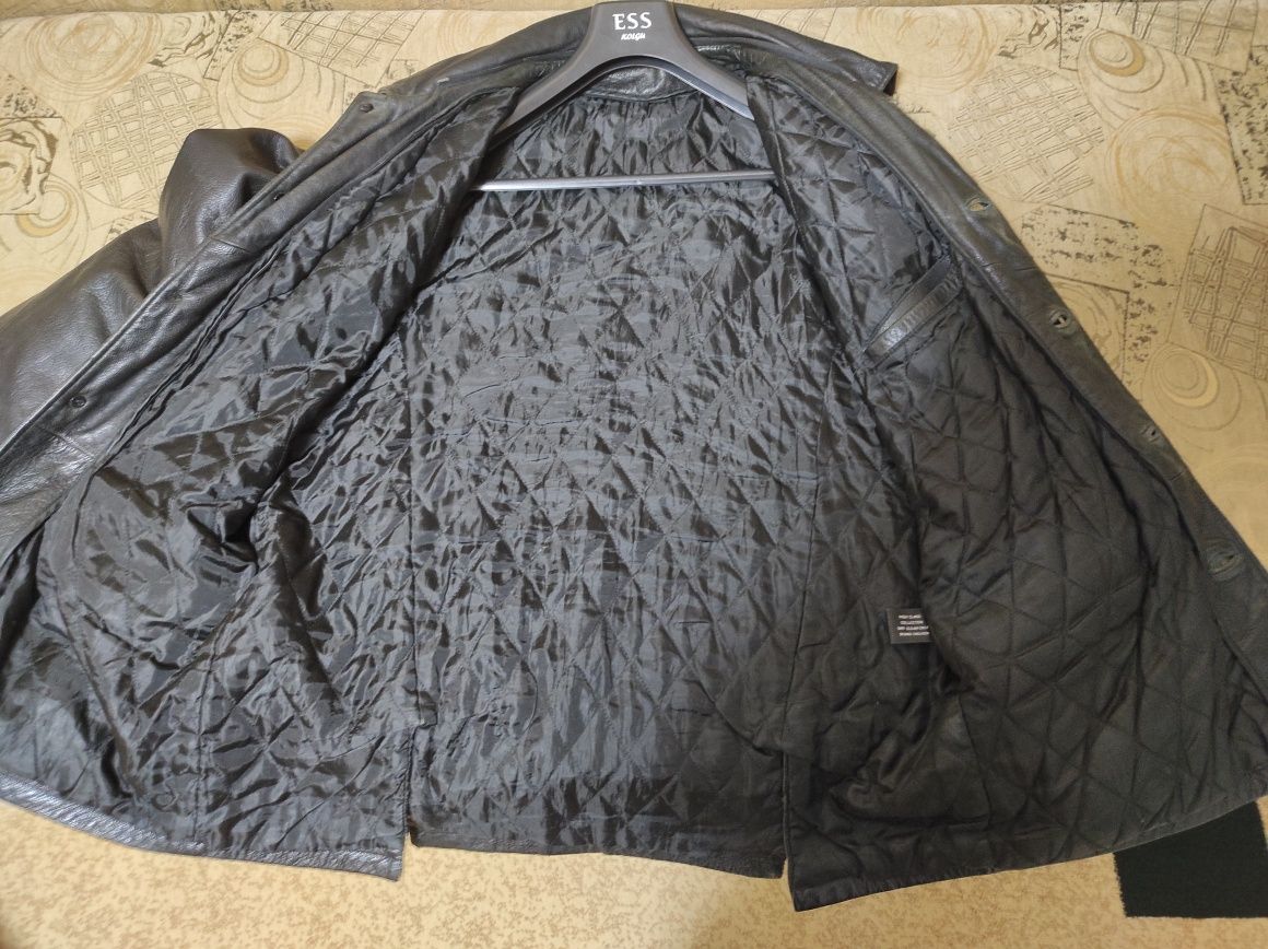 Кожаная куртка размер 54/56, 2XL