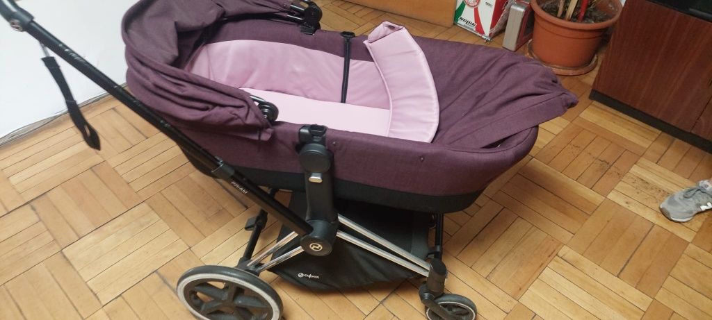 SET CYBEX PRIAM (Landou+Scaun sport+Scoica auto cu baza QFix)