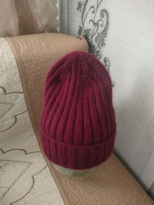 Шапка.    вязаная