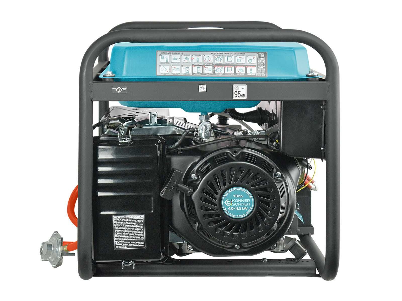 Generator de curent hibrid GPL/benzina 230V 4,5 kW Konner KS 5000E G