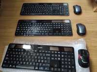 Kit tastatura solara si mouse wireless Logitech K750, K520,ddr2 800, d