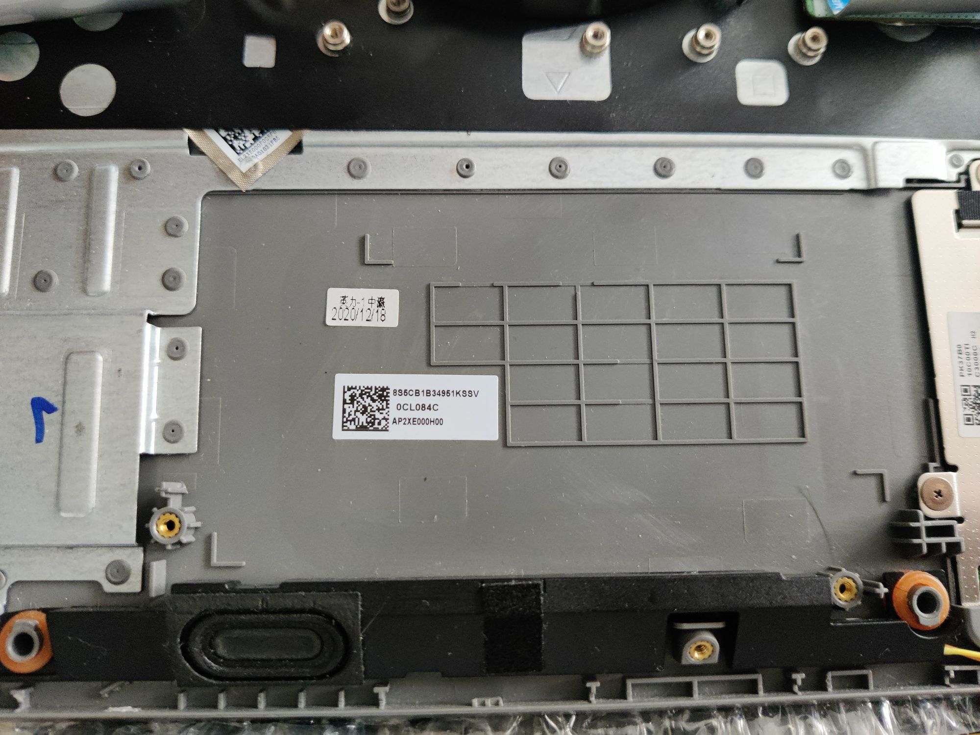 Palmrest/tastatura, dezmembrare laptop Lenovo Thinkbook G2 ITL