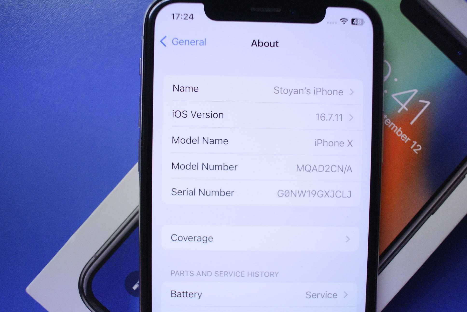 Iphone X 64 gb
180 лв.