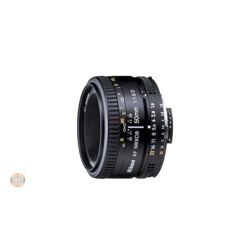 Obiectiv Foto Nikkor AF 50 mm F1.8 D | UsedProducts.Ro