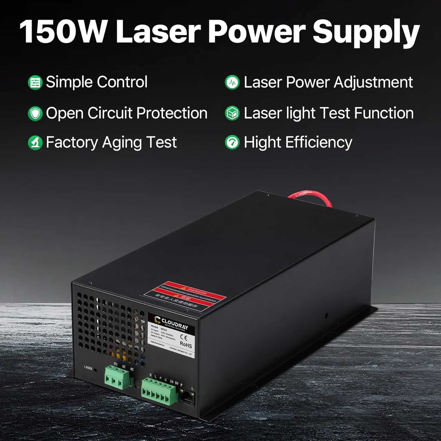 Sursa laser co2 150w