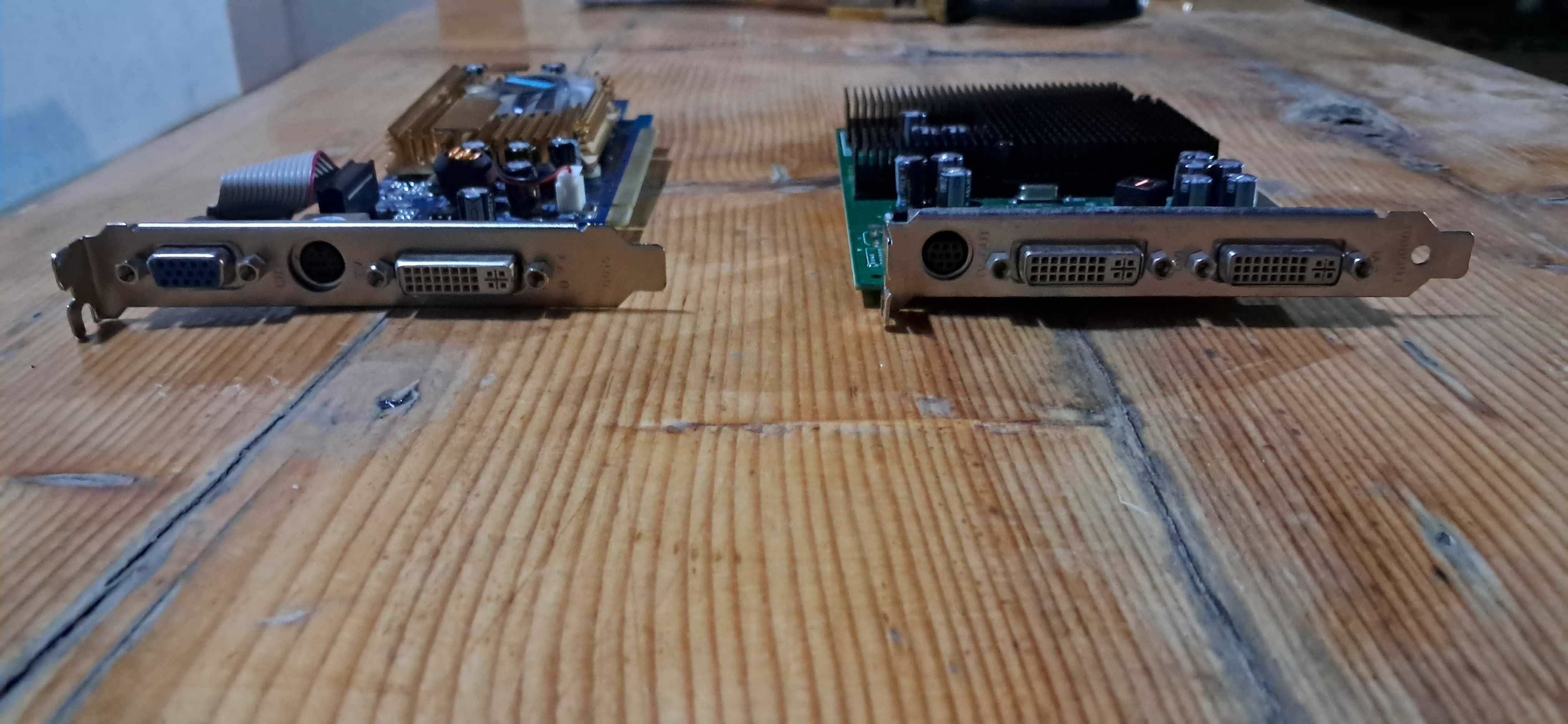 Placi video cu mufe DVI,mufe tv,mufa VGA
