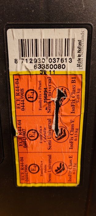 детско столче за кола: Maxi-Cosi /FamilyFix Base/