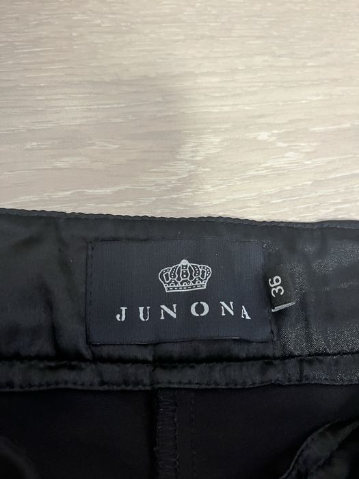 Дамски Панталон с кожени акценти