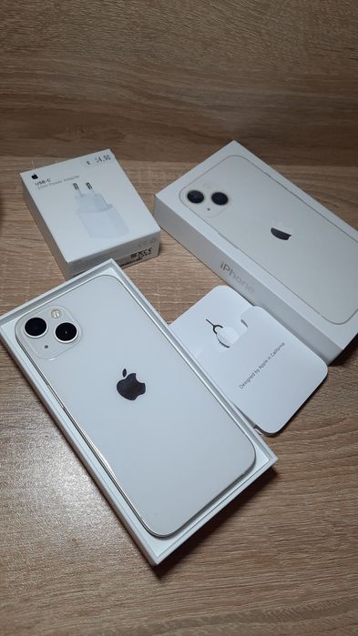 IPHONE 13 WHITE 256GB запазен