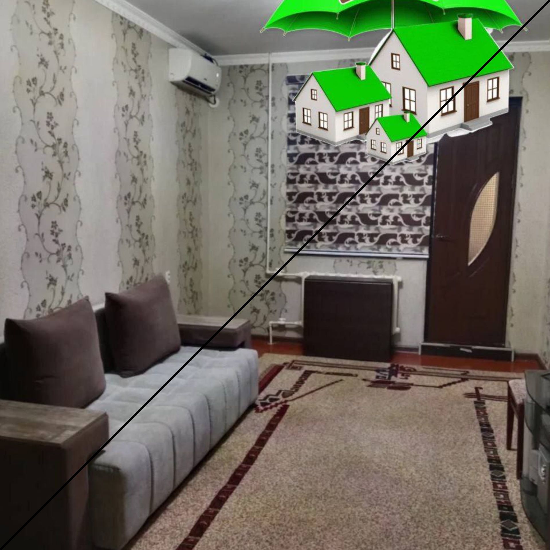 #БАЛКОН 1,5×6,Зеркалка,52м²,Чиланзар 19 Квартал,2в3\3\4,Продаётся Квар