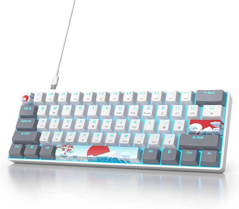 SOLIDEE 60% механична клавиатура 61 клавиша с LED подсветка