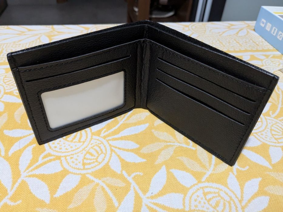 Portofel negru imitație piele