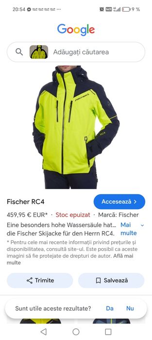 Geaca Fischer RC4