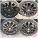 Set 4 Jante Aliaj 5x112 205 45 16 R16 cu Anvelope Vara Dot 2022 Skoda Fabia 2 2007 - 2015 [1563]