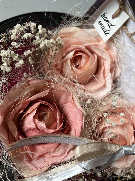 Букет от хартиени рози ръчна изработка