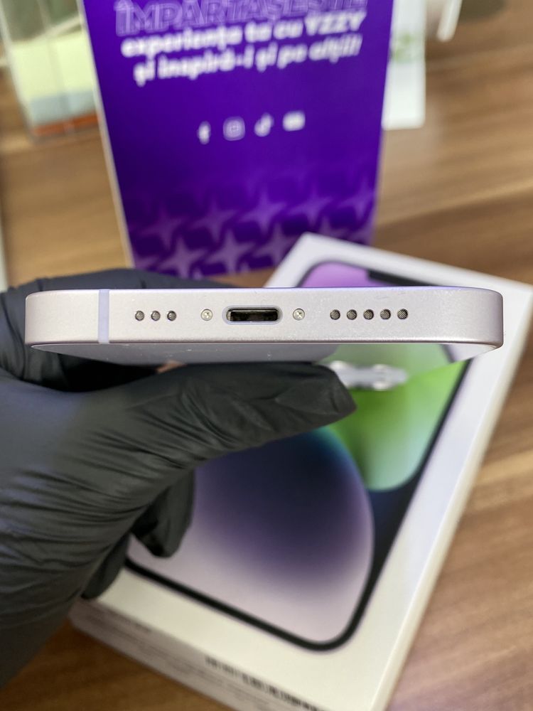 iPhone 14 / 128 GB / Garanție 24 luni | Sănătate baterie 87%