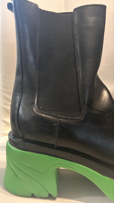 Дамски боти Челси естествена кожа