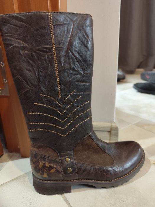 Детски ботуши Hush Puppies номер 34 естествена кожа