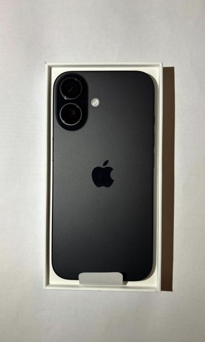 Vand iPhone 16 128gb negru 100% sanatate baterie fara zgarieturi