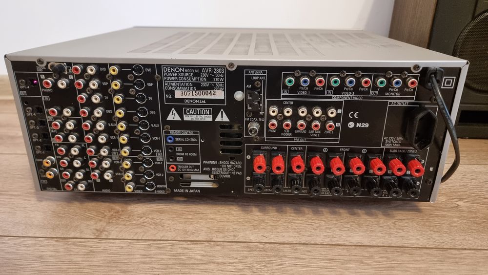Denon AVR-2803 + boxe Radiotehnika S-30B