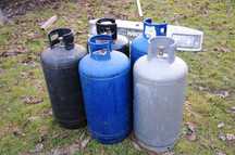 Butelie aragaz cu guler butelii gaz sau GPL 50 si 80 litri prov Italia