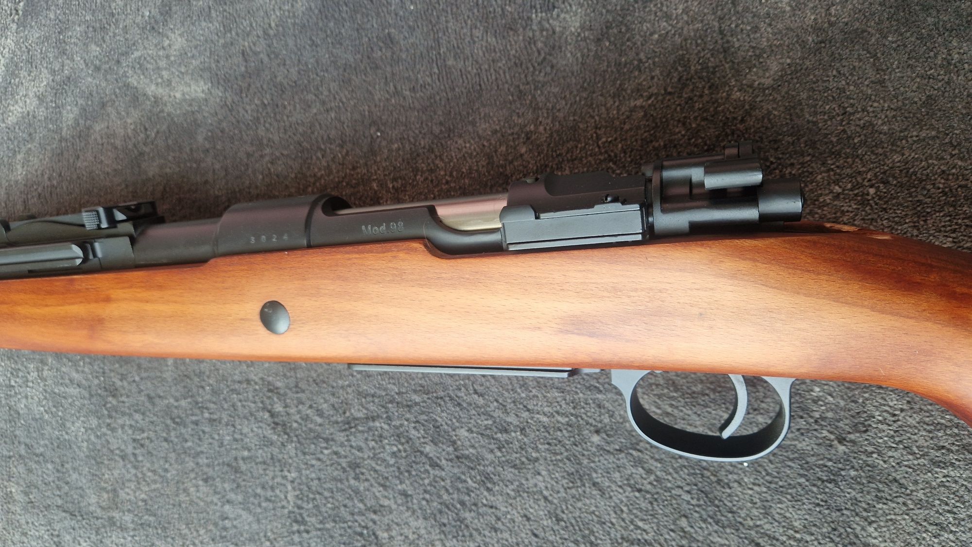 Replica pusca Airsoft Kar98K, lemn real, stare ireprosabila