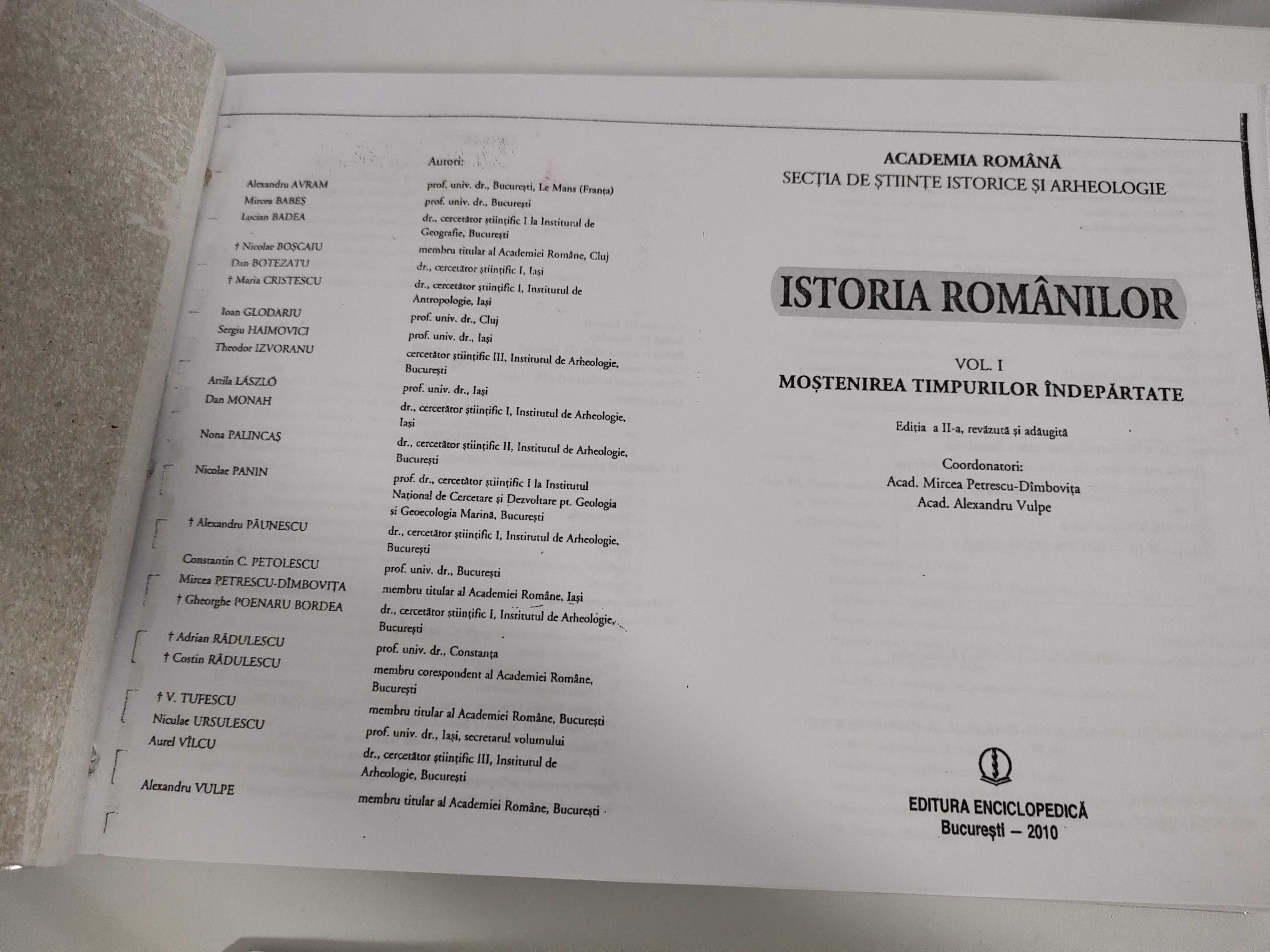 Istoria Romanilor vol 1
