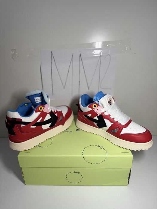 Off-White New Mid Sponge 'Red Black Blue'