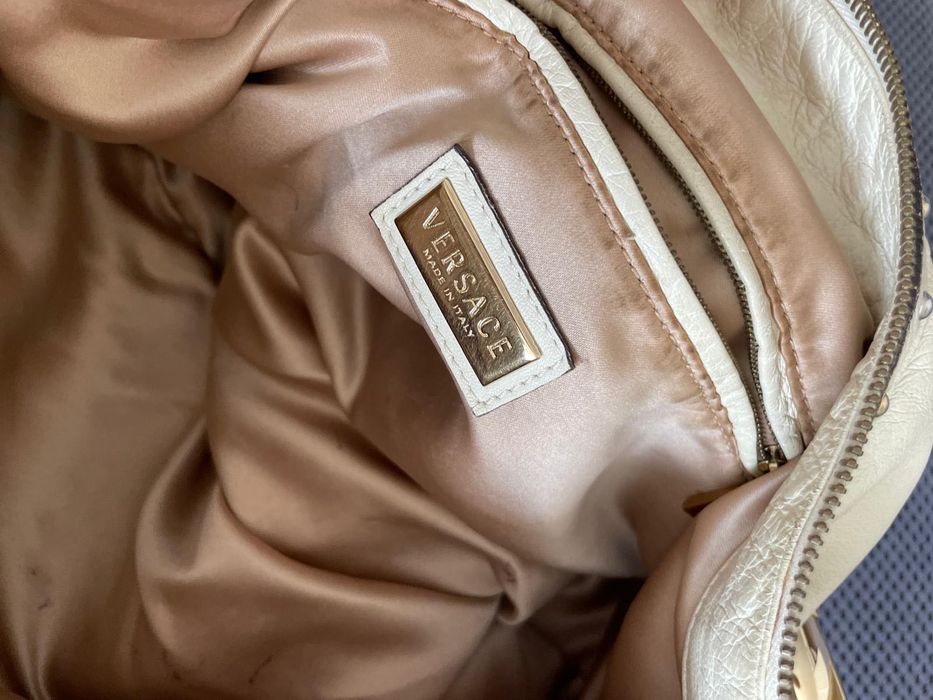 Versace кожена чанта