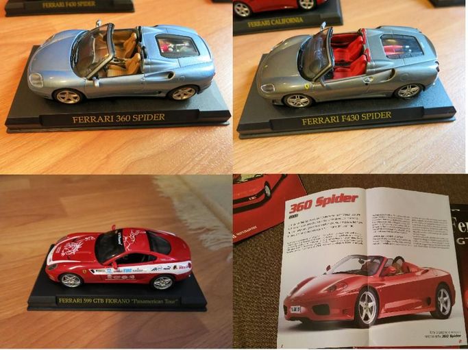 Vand colectie 60 bucati machete Ferrari scara 1:43