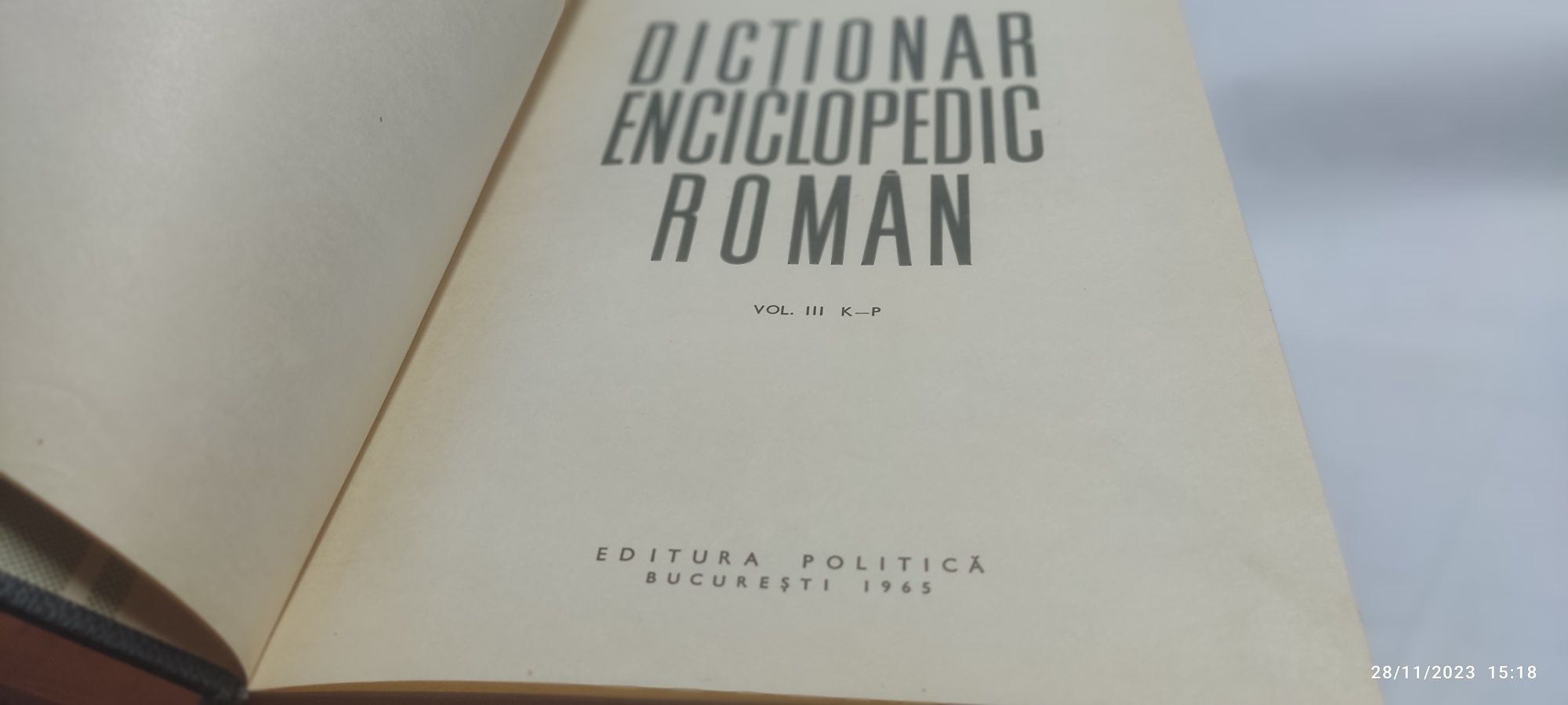 Dicționar enciclopedic român, 4 volume