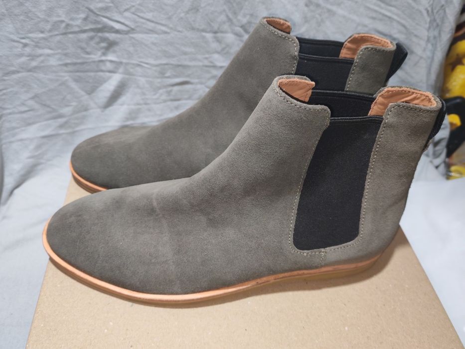 Удобни и стилни мъжки боти от естествен велур Strеllson №44