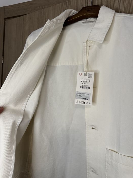 Geaca Zara, Barbati, S, Denim, colectie 2025
