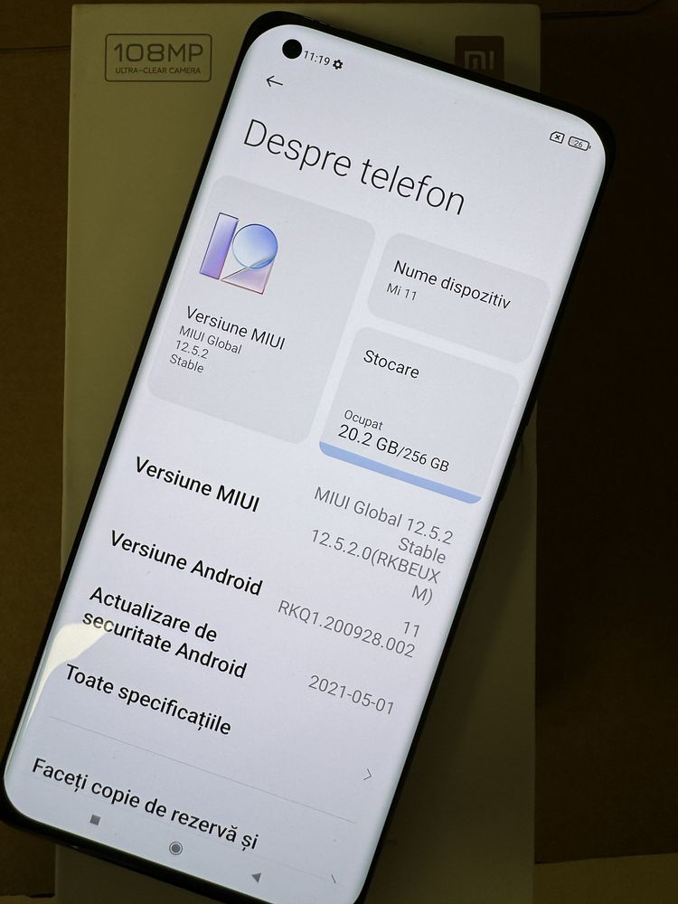 Xiaomi Mi 11 Nou 256Gb