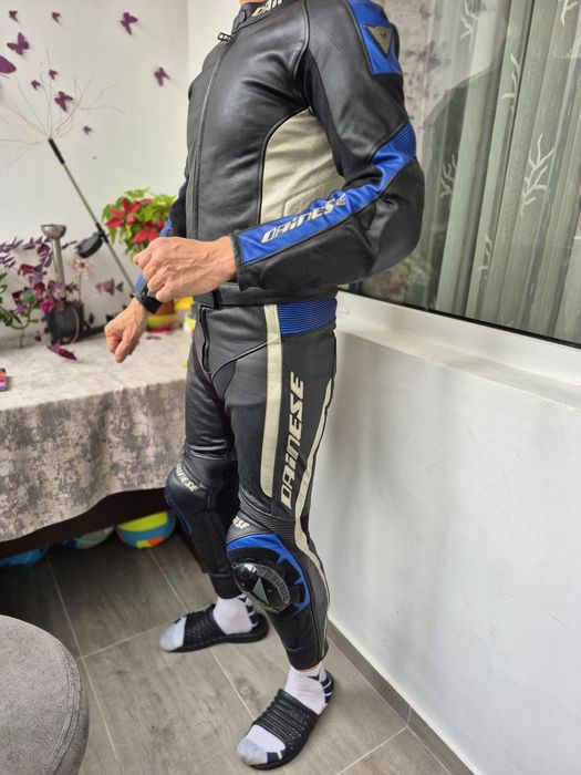 Costum/combinezon moto piele Dainese 46