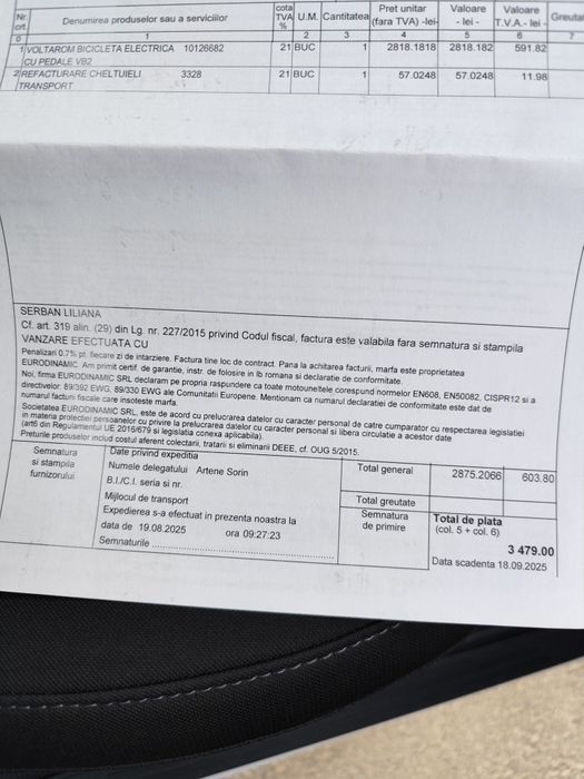 Bicicletă electrică volta vb 2