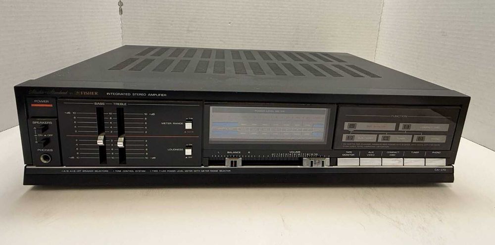 Японский винтажный стерео усилитель FISHER-CA270