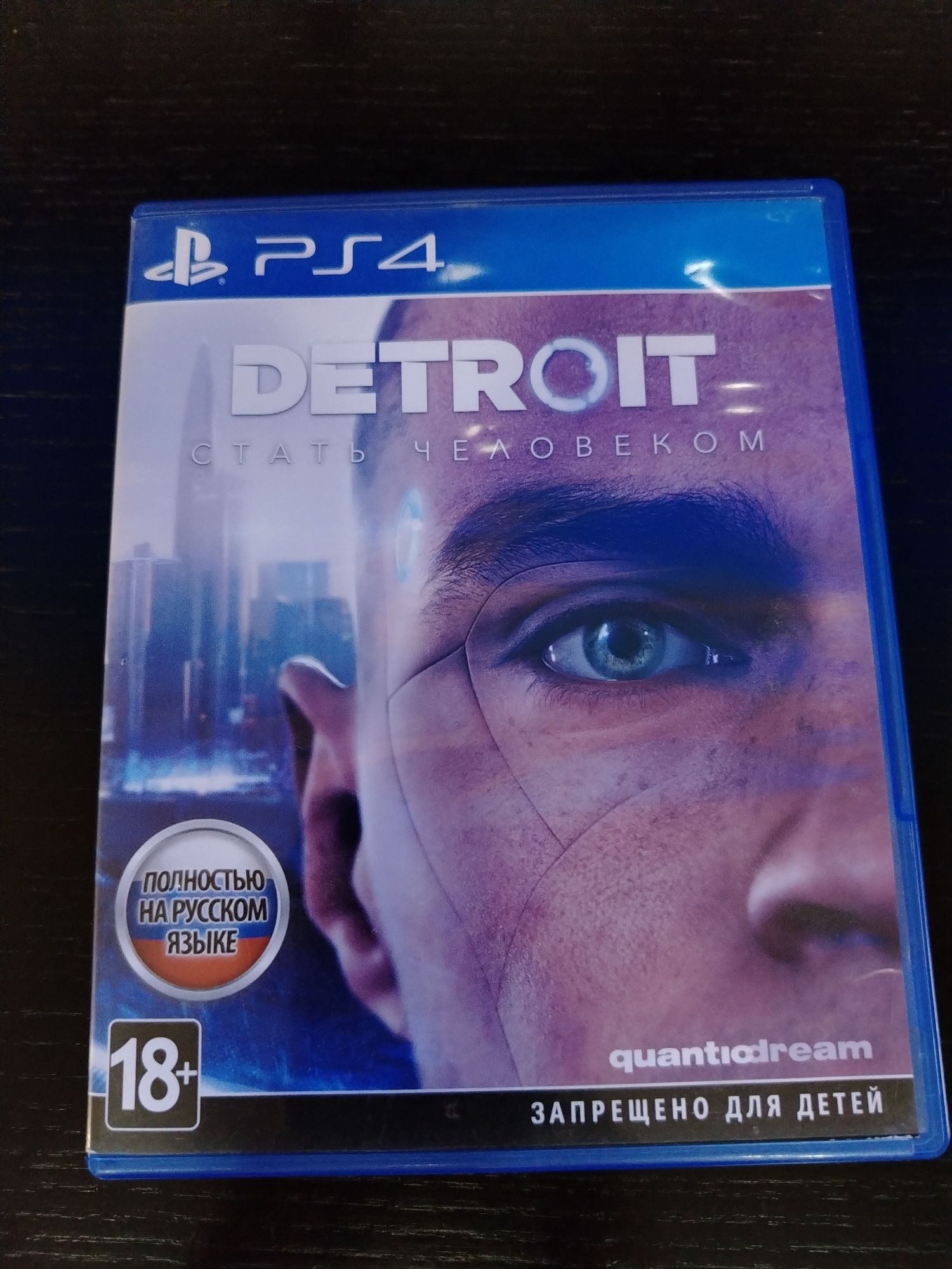 Диск игры "Detroit" на PlayStation 4