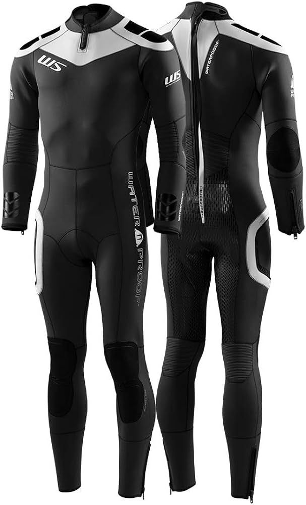 Нов! Мъжки неопренов водолазен костюм Waterproof W5 3,5мм, L+