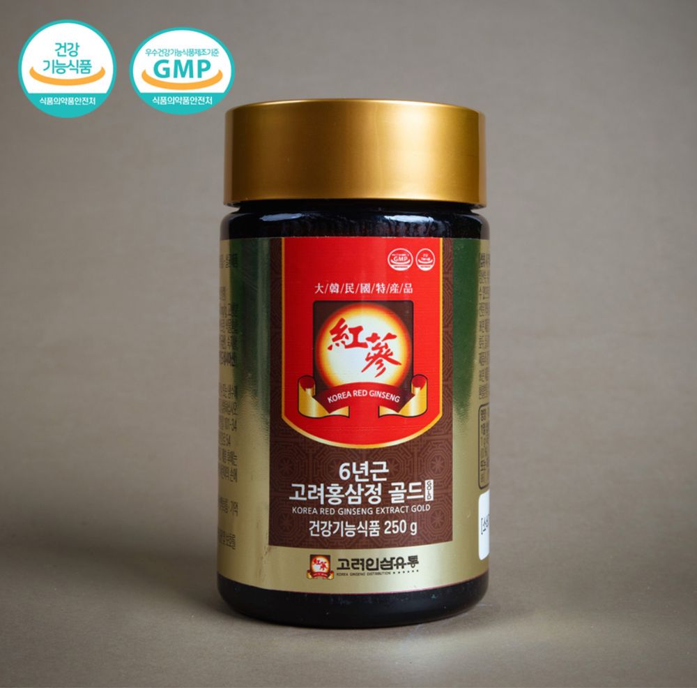 Asl Koreya Qizil Jenshen – 6 Yillik Ekstrakt, 250g (Gold)