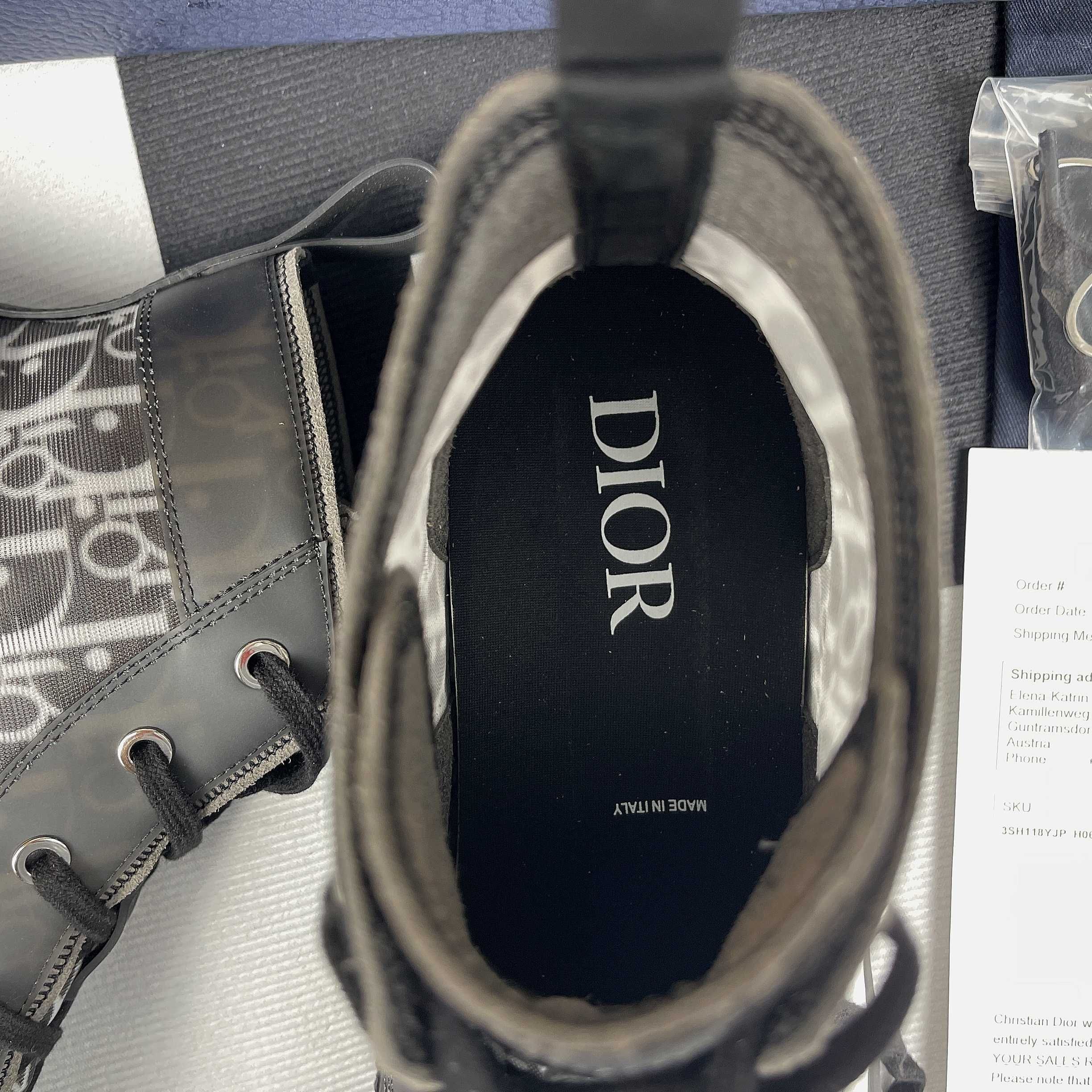 B23 High Black Dior Oblique (35-45)