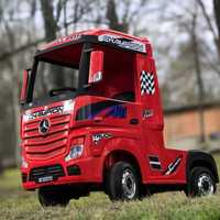 Camion electric copii 2-7 ani Mercedes ACTROS, 4x4 180W Roti Moi #Rosu