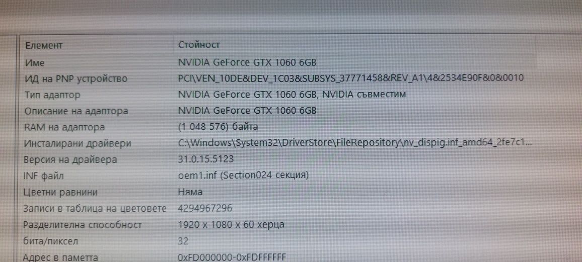 Aorus GeForce GTX1060 6gb