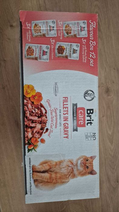 Mancare de pisici Brit Care Cat Fileuri în sos 11 x 85 g