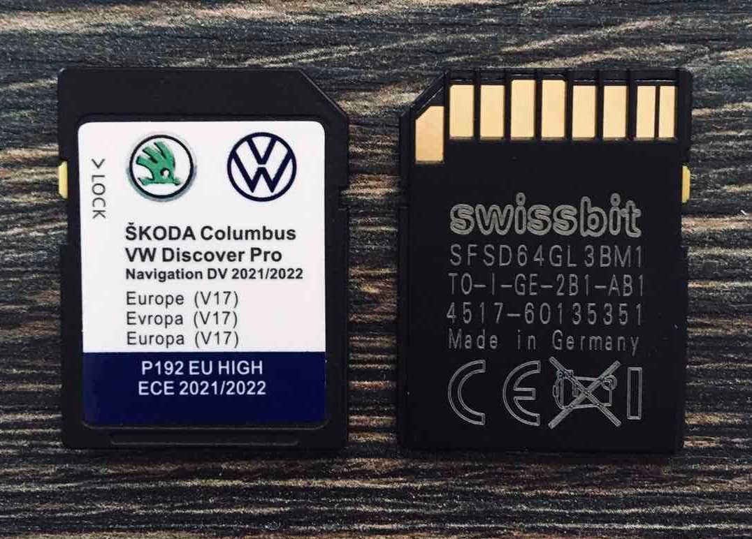 Навигация Discovery Media Pro Sd Card MIB1/MIB2 Europa 2024гд Сд Карта