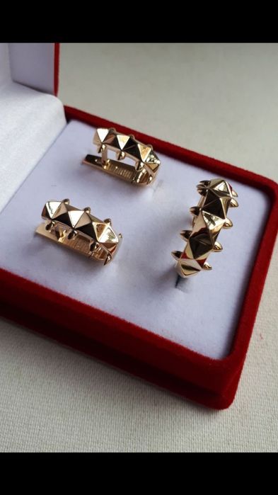 серьги золото ссср завод 583-проба цена указано за грам.