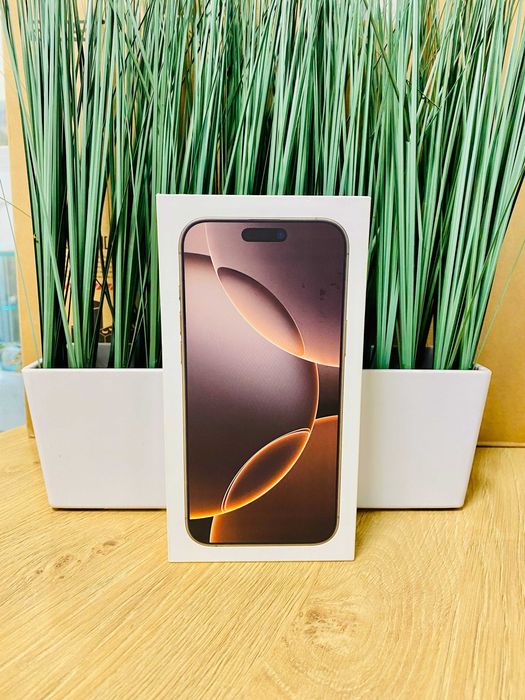 НОВ !! Apple iPhone 16 Pro Max, 256GB, 5G, Desert Titanium, Технополис