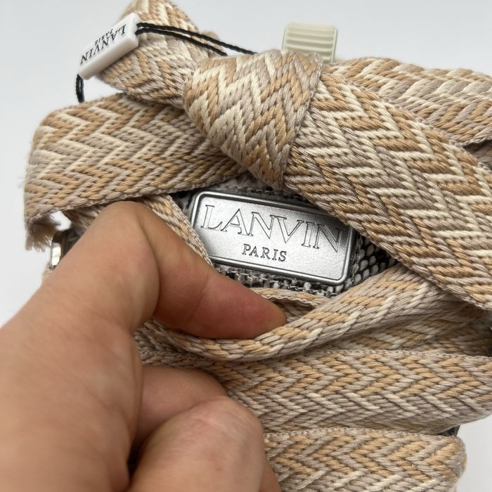 Lanvin Curb Python
