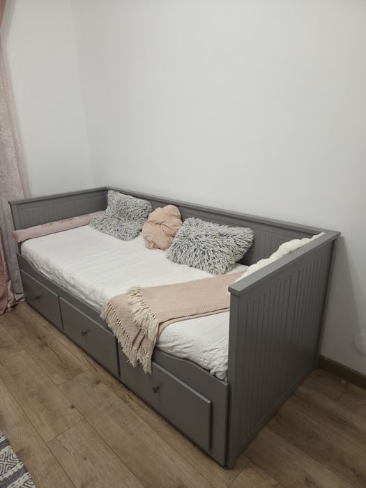 Divan extensibil pat IKEA 80x200 / 160x200 + saltele