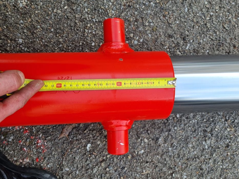 Cilindru hidraulic ridicare basculare  remorca 15 tone 5 segmenti